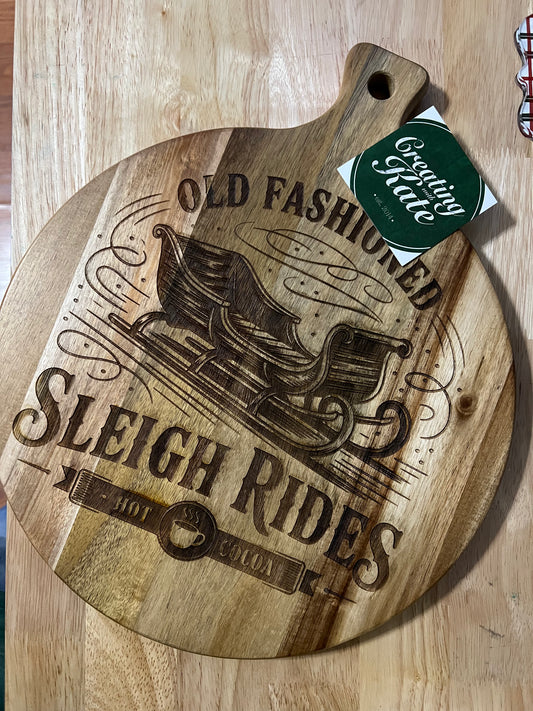 Custom wooden cutting board (email for price)