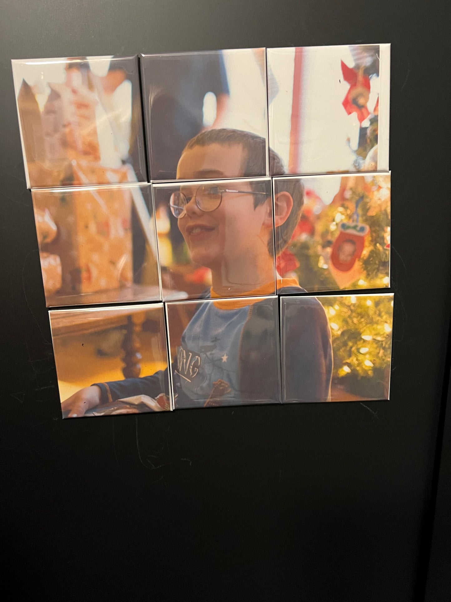 Custom 9 piece magnet puzzle